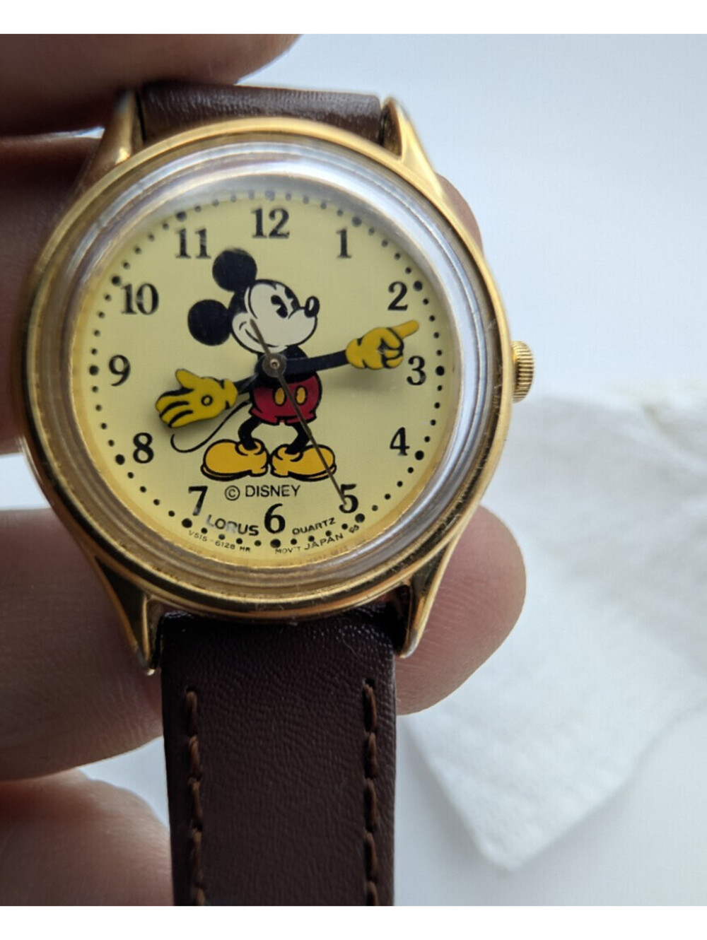 Mickey Mouse Wristwatch New Battery